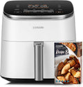 COSORI Turbo Blaze Luftfritteuse Grill, 6 l, 9-in-1-Öl-Fritteuse mit 117 Kochrezepten, App-Steuerung, 46% schneller, 3 bis 5 Personen kochen