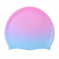 Schwimmkappe mit Farbverlauf Pink/Blau