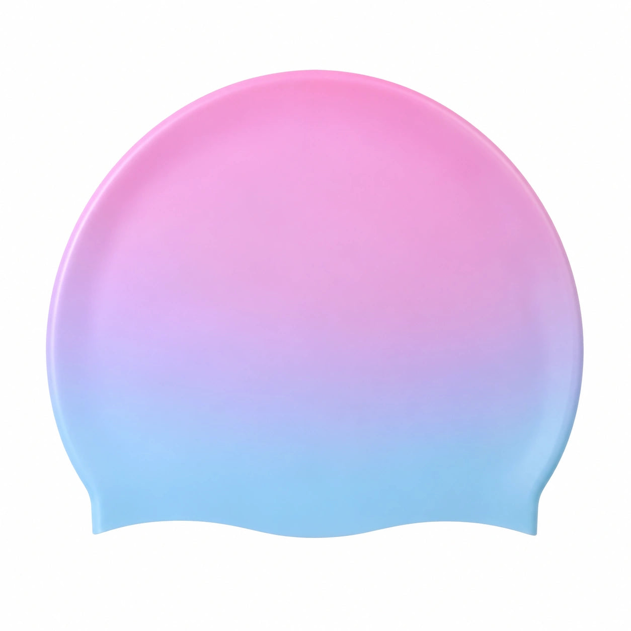 Schwimmkappe mit Farbverlauf Pink/Blau