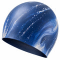 Elastische Silikon-Schwimmkappe mit Galaxiedesign
