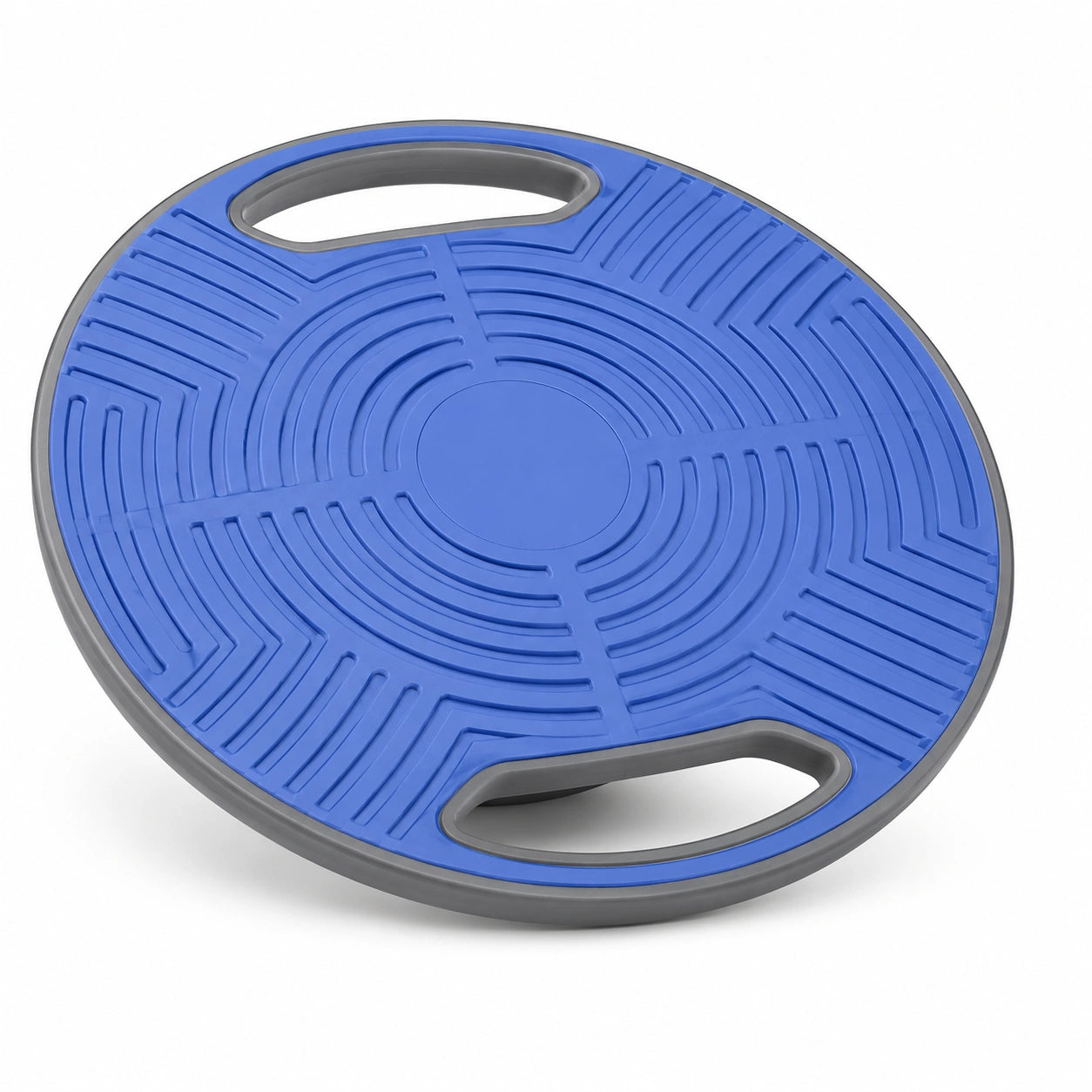Balance Board Blau mit rutschfester Oberfläche und Griffen