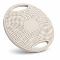 Balance Board mit rutschfester Oberfläche und Griffen Beige