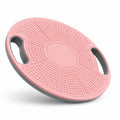 Balance Board Pink/Grau, rutschfest, 40 cm mit Griffen