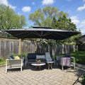 PURPLE LEAF Sonnenschirm, XXL Sonnenschutz UV50+, Stock einteilig ca, verstellbar