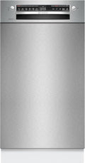 Bosch SPU4HMS10E, Serie 4, Smarter Unterbau-Geschirrspüler, Smarter Unterbau-Geschirrspüler 45 cm, App-Steuerung, Edelstahl, Serie 4