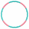 Hula Hoop Fitnessreifen mit Massageeffekt Türkis/Rosa