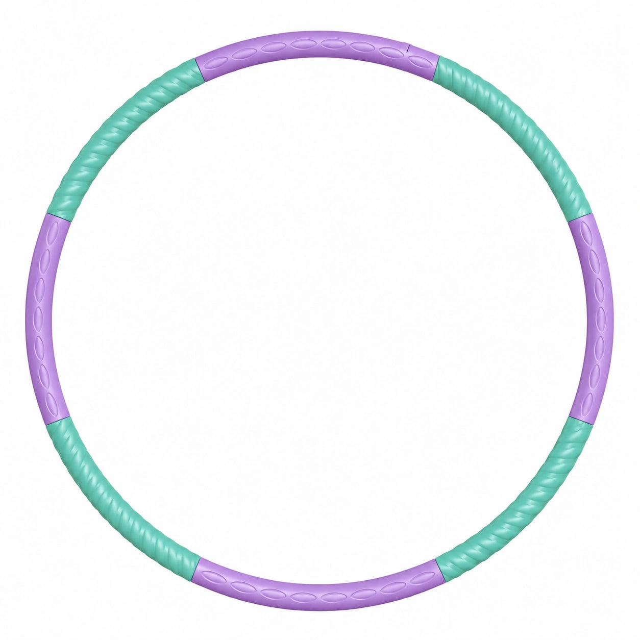 Hula-Hoop Fitnessreifen Lila/Grün, 95 cm