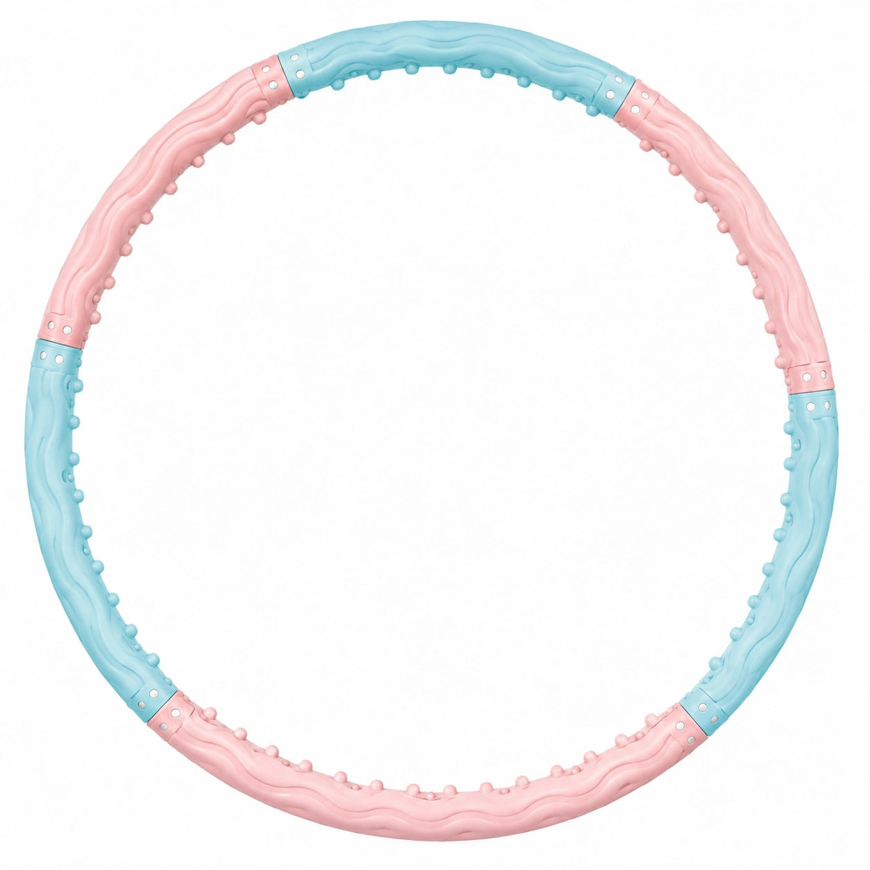 Massage Hula-Hoop Reifen Rosa/Hellblau