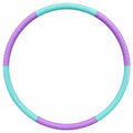 Hula-Hoop-Reifen mit Massagefunktion, Lila/Türkis, 1,2 kg