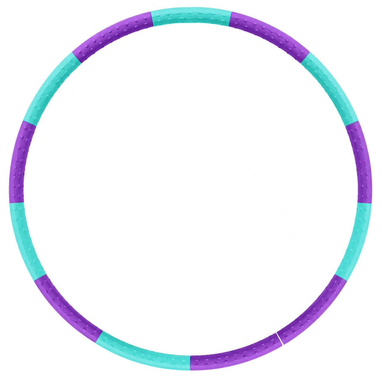 Hula Hoop Fitness Reifen lila/türkis Ø 95 cm