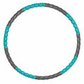 Hula-Hoop Reifen mit Massageeffekt 100 cm Grau/Türkis
