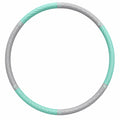 Abnehmbarer Fitness Hula Hoop 1.2kg, 100cm - Mintgrün/Grau