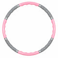 Pink/Grau Fitness Hula Hoop mit Massagefunktion, Ø 100 cm, 1,2 kg