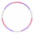 Abnehmbarer Hula Hoop Reifen 90 cm Pink/Lila