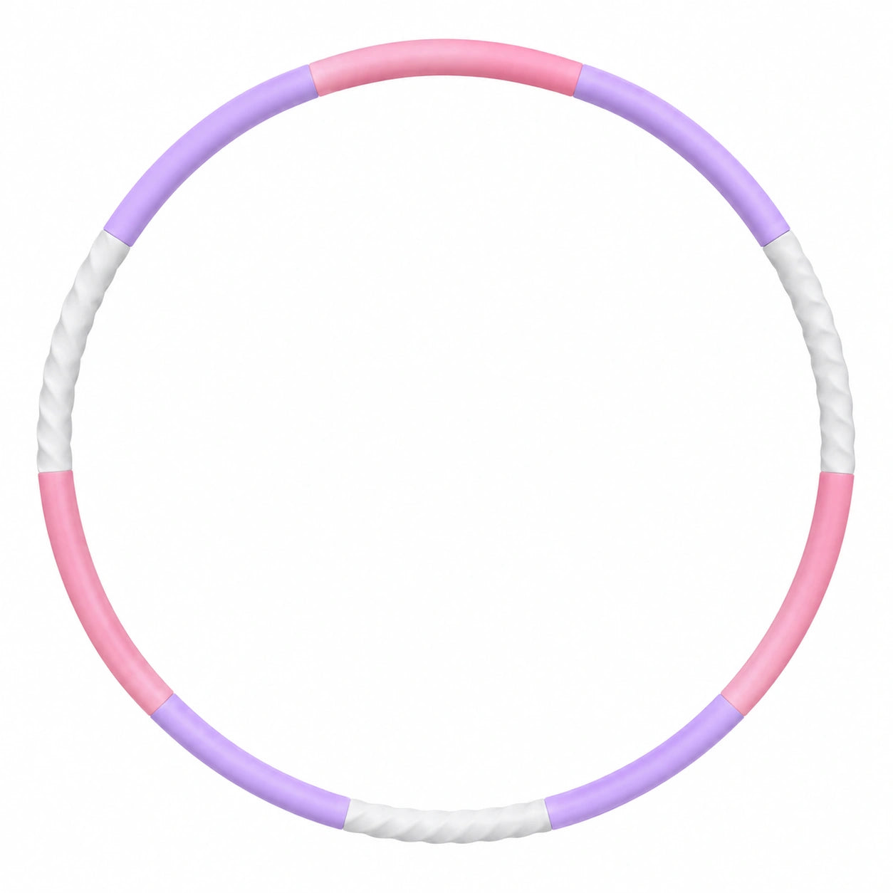 Abnehmbarer Hula Hoop Reifen 90 cm Pink/Lila