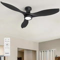 Ensenior Deckenventilator, 132 cm, Fernbedienung, 3 Farben und 6 Geschwindigkeiten