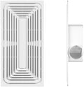 Lüftungsventilatoren Beleuchtung 2-in-1 Badezimmer Küche Hochleistungs-Ventilator, wasserbeständig