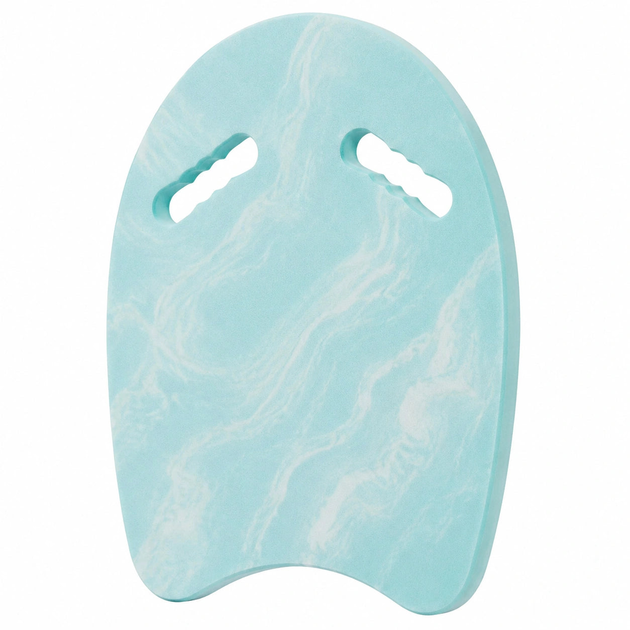 Blau-weiß Marmoriertes Schwimmbrett mit Griffen 42x32 cm
