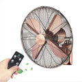 Wandmontierter Ventilator, Fernbedienung, Retro-Metall-Kühlventilator