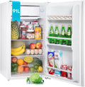 Upstreman 91L Kleiner Kühlschrank, 41 dB Leiser Betrieb, 91 L, 5 Temperaturstufen (0-10 ), Gefrierschrank am besten beschreiben, Schnellkühlen