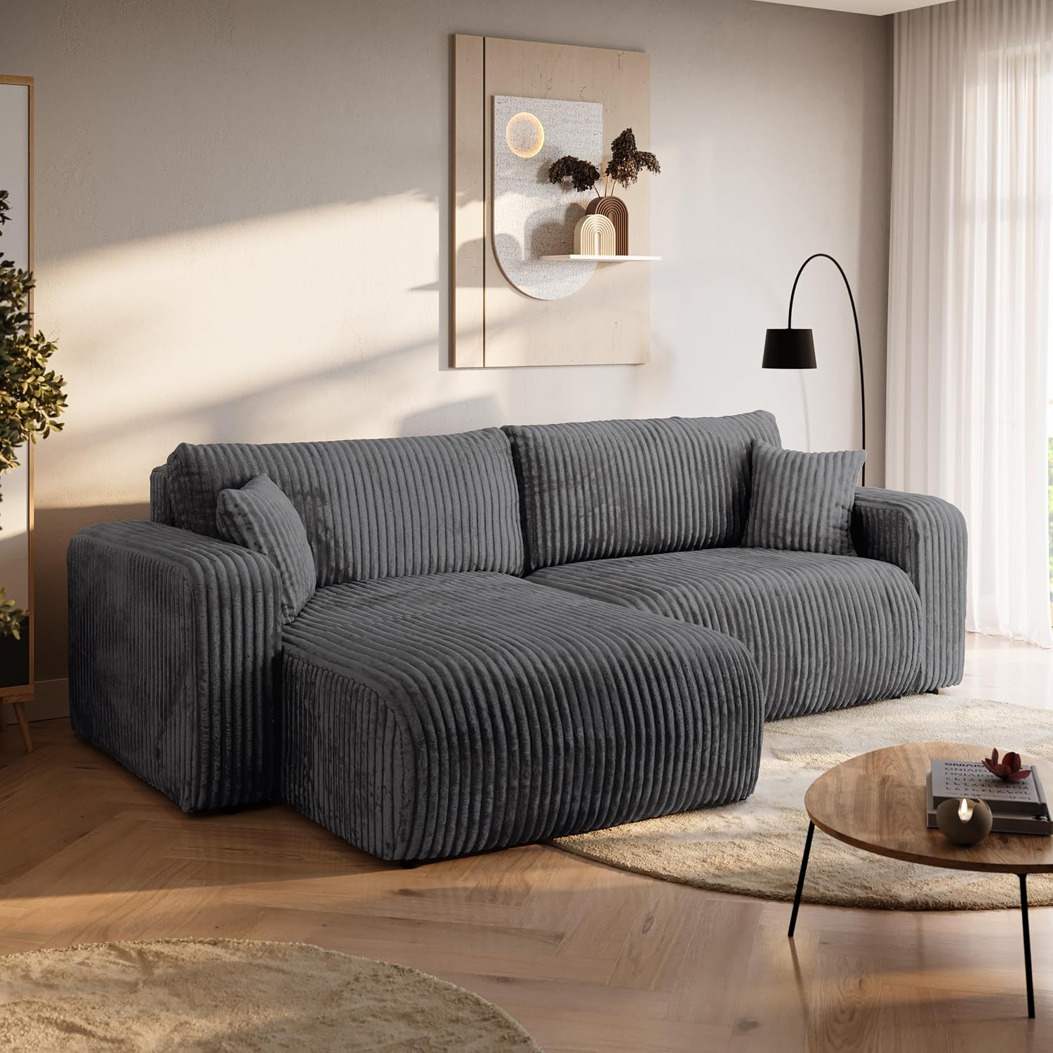 BROMARKT Ecksofa, Stauraum