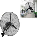 Industrieller Wandventilator, Oszillation, 3 Geschwindigkeitsstufen, verstellbar