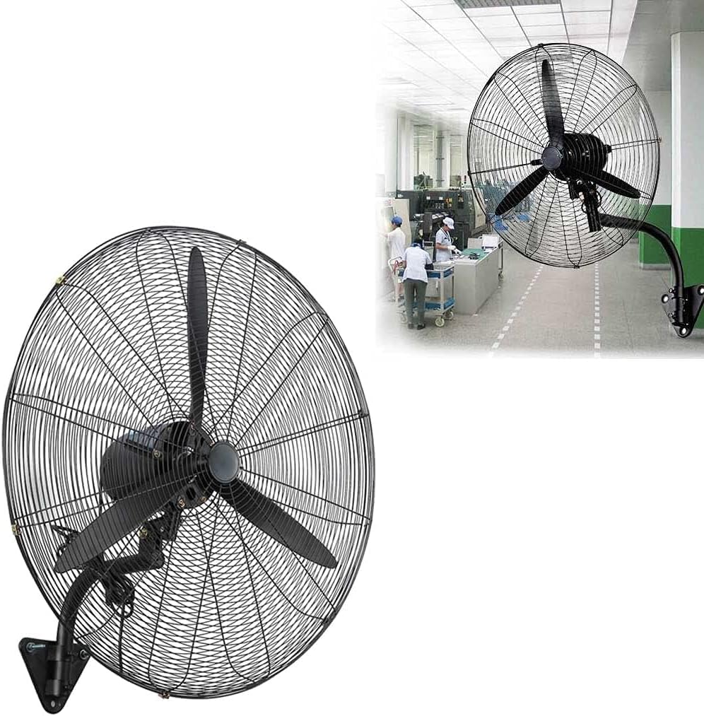 Industrieller Wandventilator, Oszillation, 3 Geschwindigkeitsstufen, verstellbar