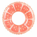 Aufblasbarer Schwimmring im Grapefruit-Design, 90 cm, Orange