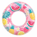 Aufblasbarer Schwimmring mit tropischem Obst-Design, 90 cm