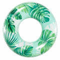 Aufblasbarer Schwimmring mit Tropenmuster, Grün, 80 cm