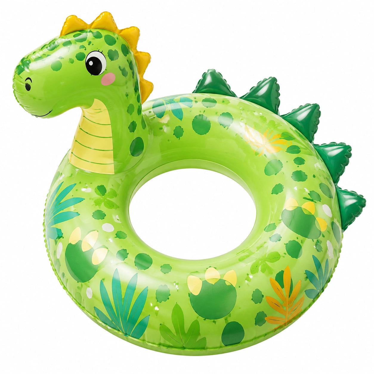 Aufblasbarer Dinosaurier Schwimmring für Kinder - Grün