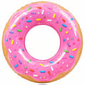 Rosa Donut-Schwimmring aufblasbar 107 cm