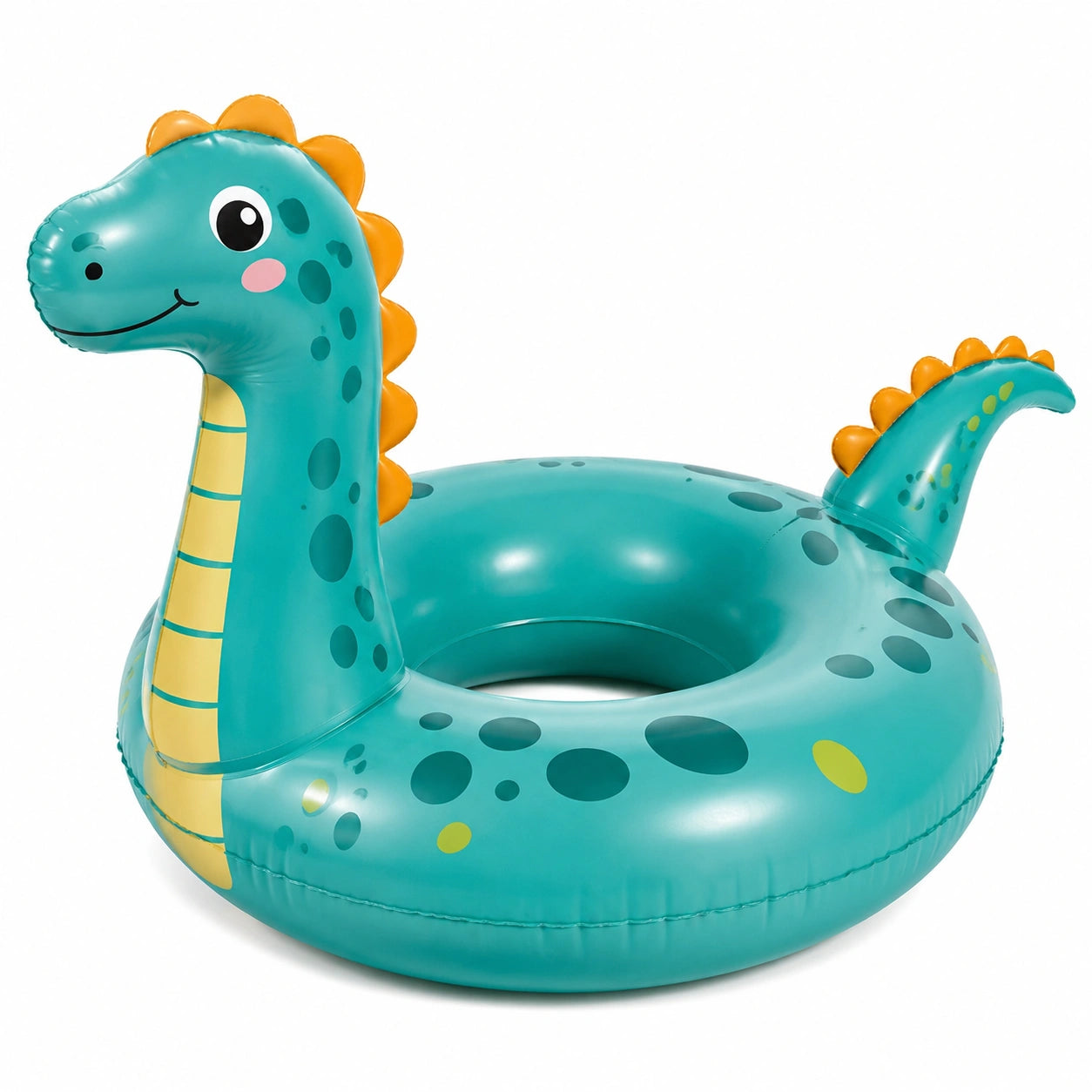 Aufblasbarer Dinosaurier-Schwimmring für Kinder in Grün
