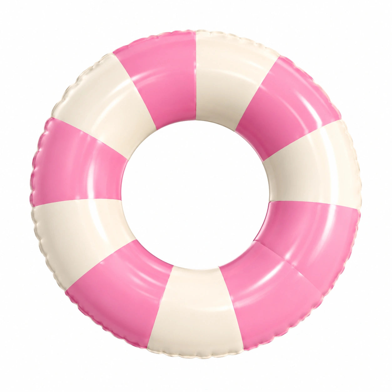 Aufblasbarer Schwimmreifen Rosa/Weiß