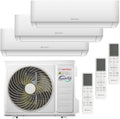 HANTECH Multisplit Klimaanlage, App-Steuerung, Timer, Inverter, Entfeuchten, Filter