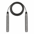 Verstellbares Springseil mit Stahlseil - 300 cm, Silber