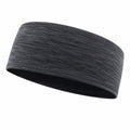 Graues Sport-Stirnband Schweißabsorbierend