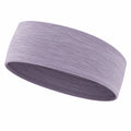Elastisches Sportstirnband Hellviolett 5cm