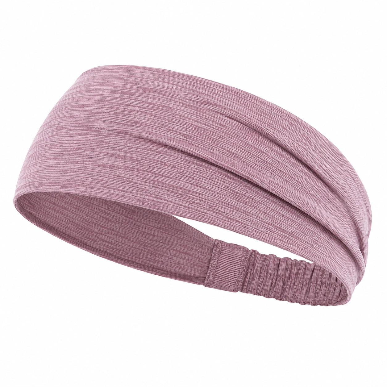 Breites Elastisches Stirnband Rosa