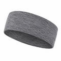 Elastisches Sport-Stirnband Grau