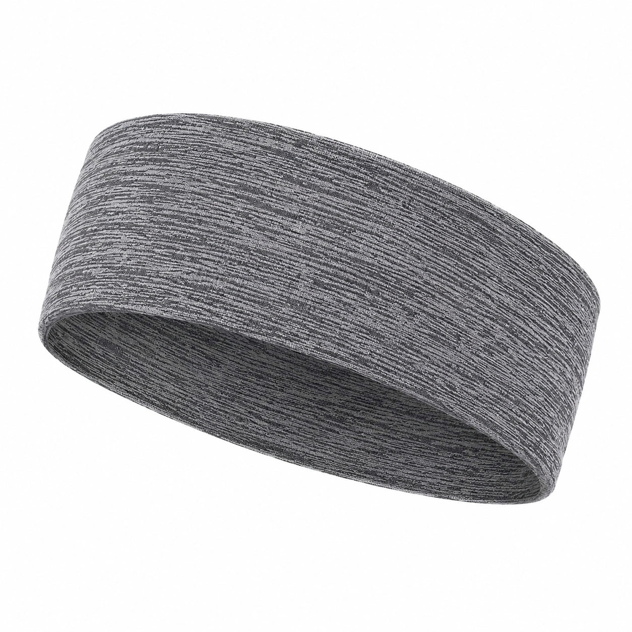 Elastisches Sport-Stirnband Grau