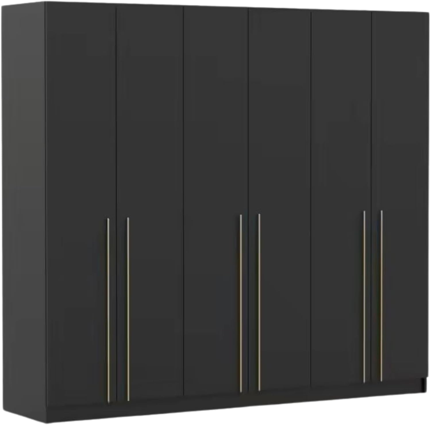 Fabryka Mebli Idźczak Kleiderschrank, 6 Türen 57 × 230 × 210 cm, Stauraum, Laminat 16 mm mit ABS-Kante, Imoebel24