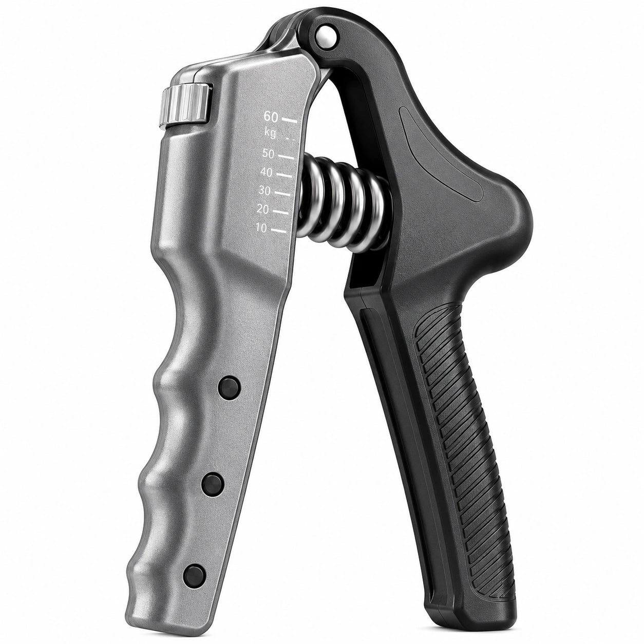 Einstellbarer Handtrainer 10-60 kg Silber/Schwarz