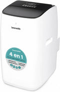SereneLife Inverter- Klimaanlage, 12.000 BTU, 3,52 kW, 49 dB, Fernbedienung, App-Steuerung, Timer, Oszillation, Inverter, Display, 4 in, bis 35m²