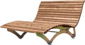 Waldsofa Classic, Holzliege für den Garten, wasserbeständig