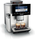 Siemens Kaffeevollautomat, großes farbiges TFT-Display, Steuerung per App, App-Steuerung, Edelstahl, 36 Heiß- und Kaltgetränke, TQ905D03