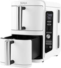 Ninja SL400EUWH Doppel XL Doppel-Heißluftfritteuse, 9,5 Liter