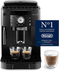 De'Longhi Magnifica S ECAM11.112.B Kaffeevollautomat, 13-stufiges Kegelmahlwerk, Milchaufschäumer, 2-Tassen-Funktion, Schwarz