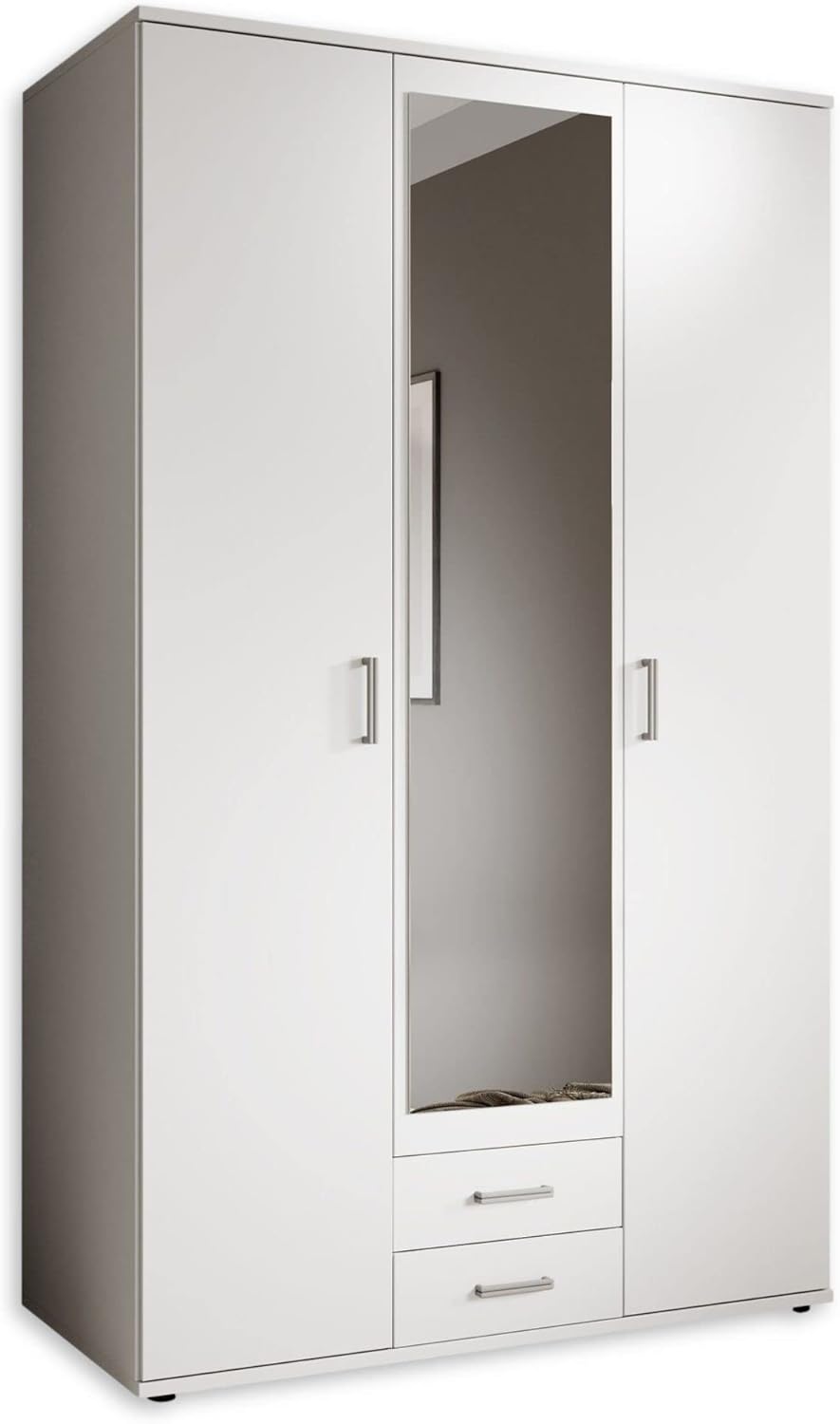 Stella Trading KARL Kleiderschrank, 120 × 195 × 55 cm (B/H/T), Stauraum