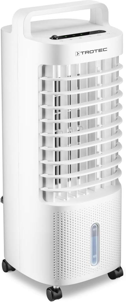 TROTEC PAE 11 3-in-1 Verdunstungskühler, Ventilator und Luftbefeuchter, 3-l-Tank, 90 m³/h, 460 ml/h, 3 Stufen, Schwarz